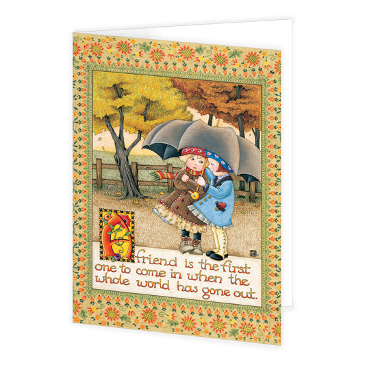 Friend is First Greeting Cards