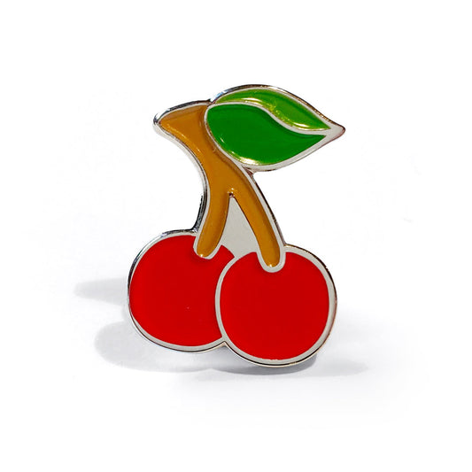 Cherry Mini Enamel Art Pin